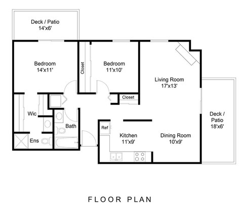 a floor plan at Tylia Apartments in Maple Grove, MN